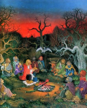 Ivan Vecenaj 1968 Last Supper Fantasy Oil Paintings